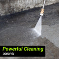 3000PSI 2.5GPM Portable Electric Pressure Washer with 4 Nozzles Foam Cannon R807686