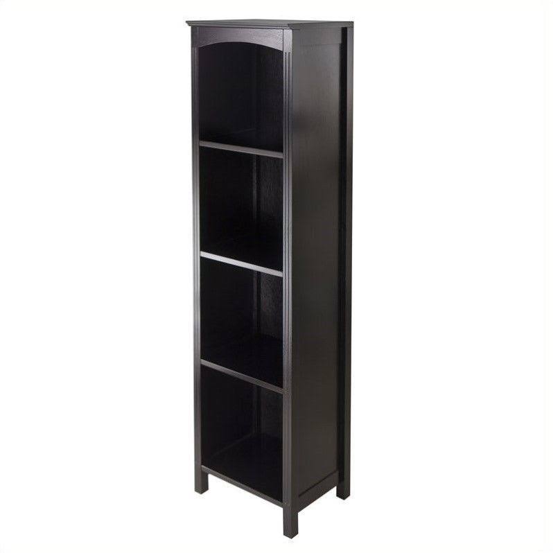 5-Tier Espresso Storage Shelf Bookcase P8806