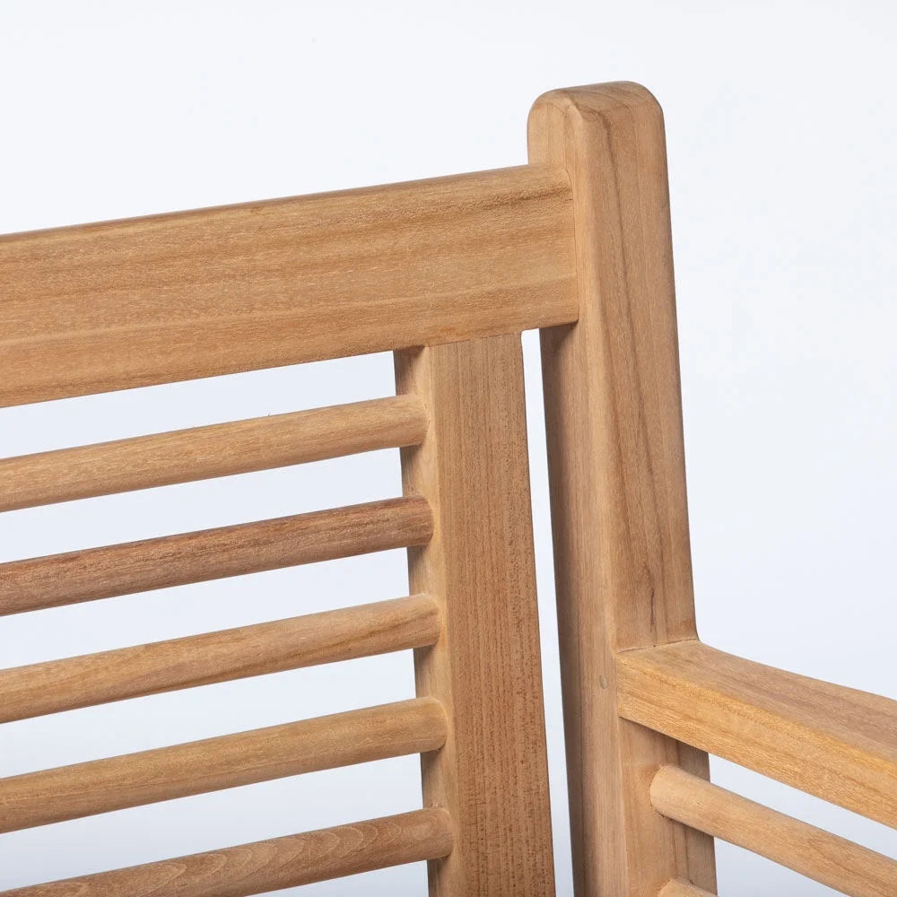 Grade A Teak Weather Resistant Solid Wood Lounge Chair B9900