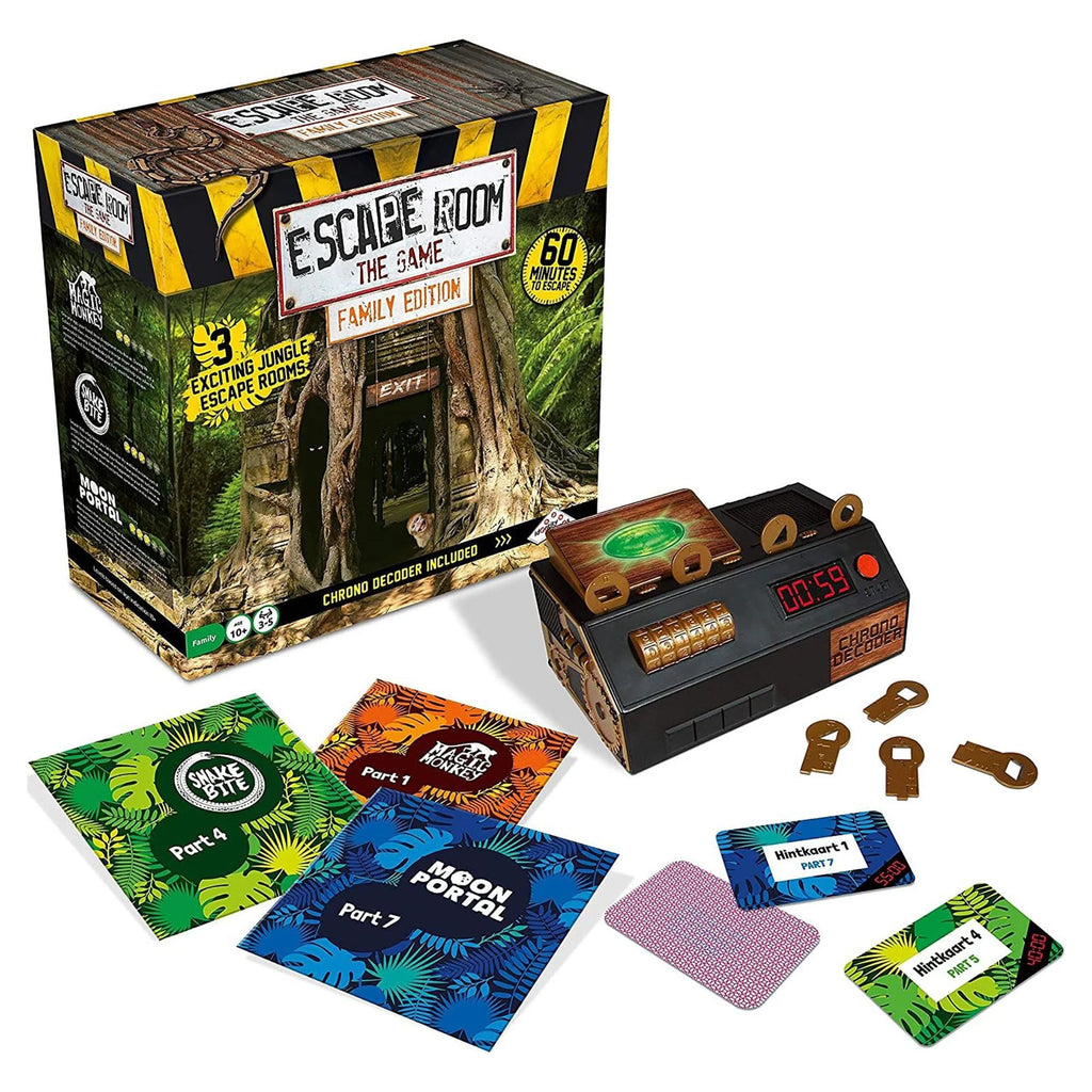 Escape Room The Game Family Edition with 3 Jungle Escape Rooms U8431