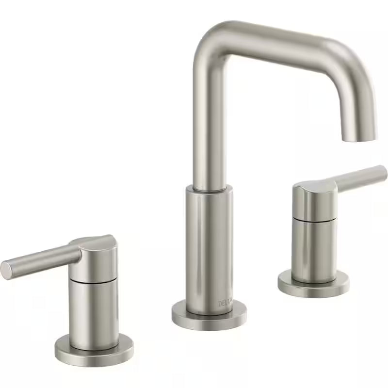 8 in. Widespread 2-Handle Bathroom Faucet in Stainless S49005