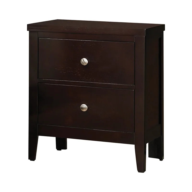 Cappuccino Bedroom Set with Upholstered Headboard B7436