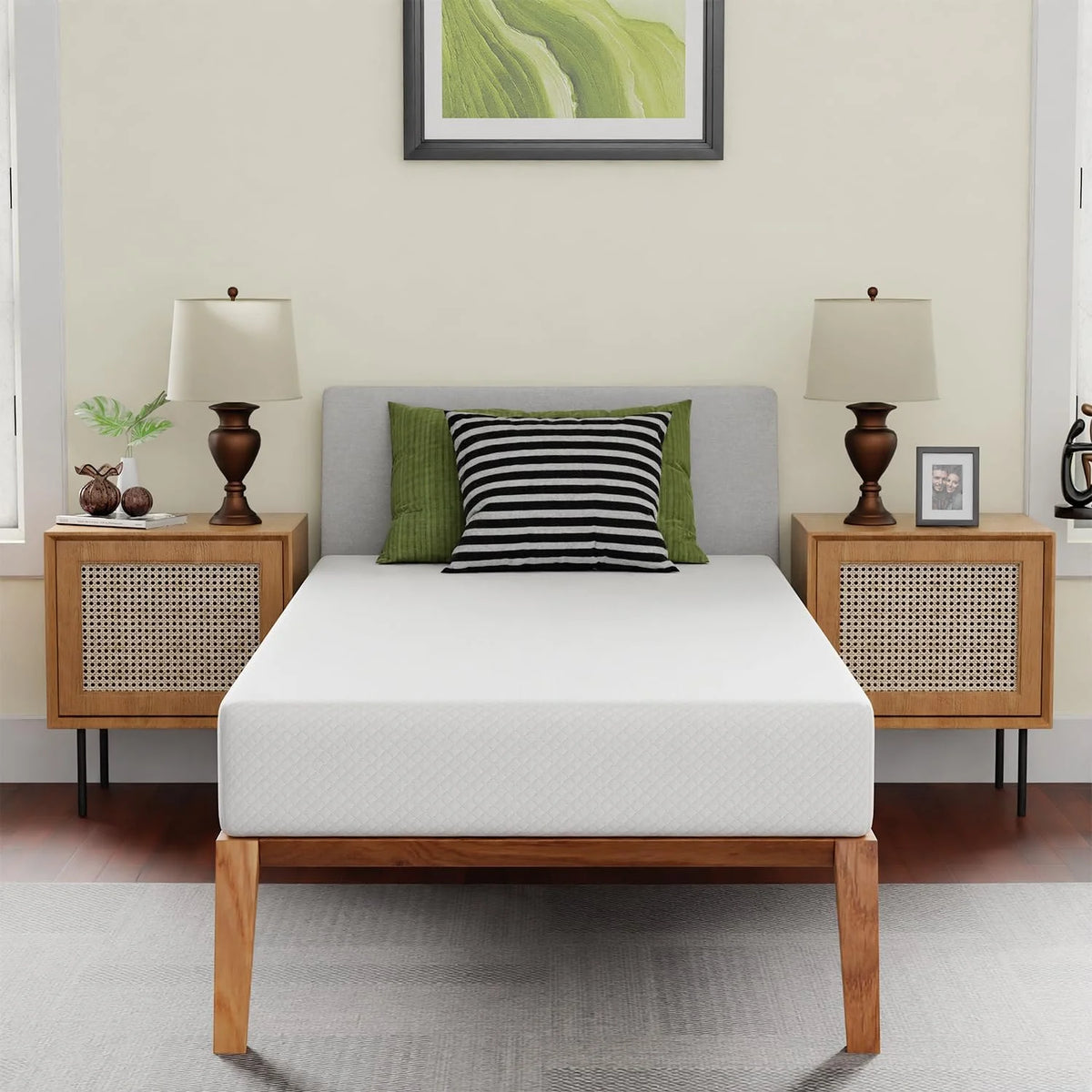 8 inch Twin Size Memory Foam Gel Mattress U597