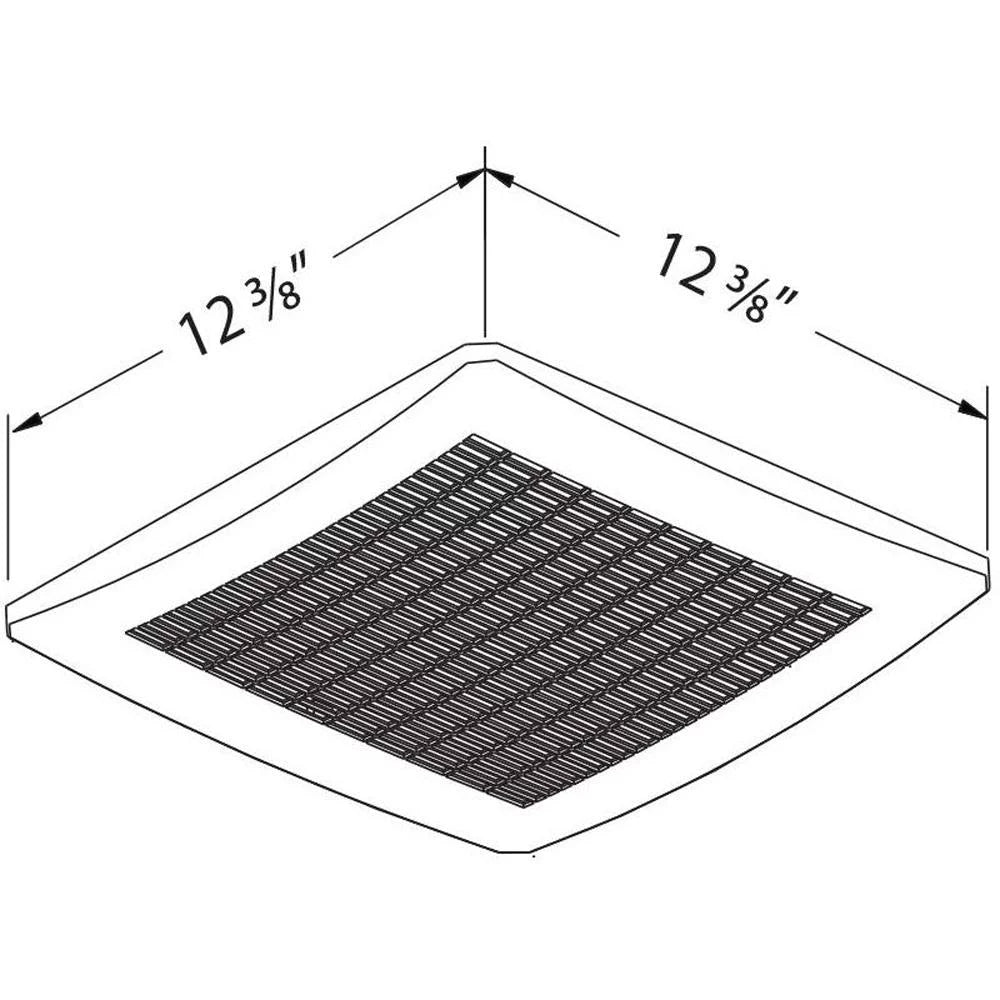 110 CFM Exhaust Bath Fan with Humidity Sensor I397