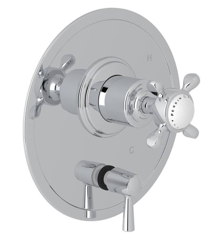 English Bronze Pressure Balance Trim with Diverter with Lever Handles F719