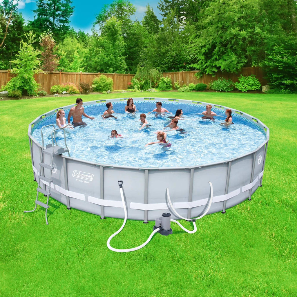 Coleman Power Steel 22' x 52" Above Ground Pool Set B8749