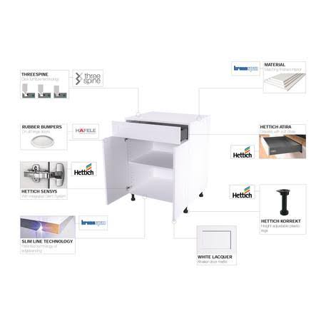 Shaker White Wall Cabinet S81056