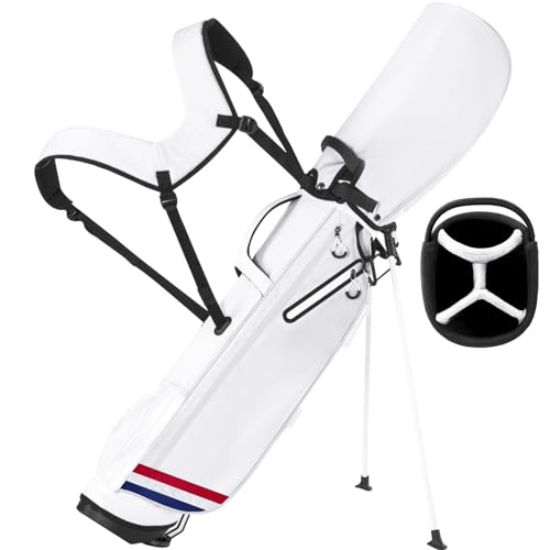 Lightweight Golf Stand Bag with 4-Way Dividers and Dual Straps V8030