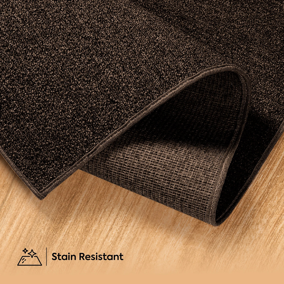 Chocolate 2' x 2' Square Indoor/Outdoor Area Rug G101