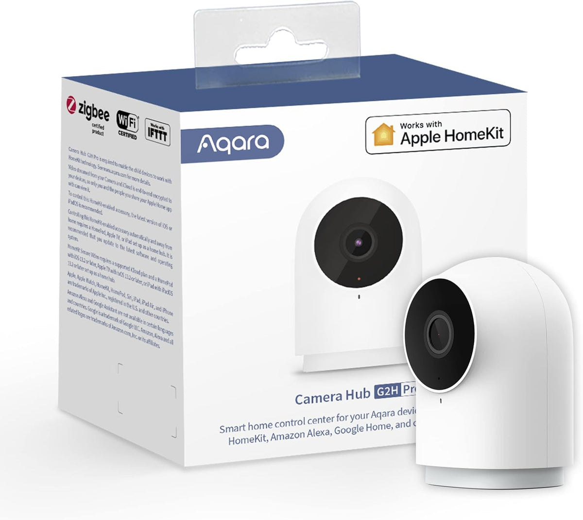 1080p HD Indoor Security Camera Hub with Night Vision, Two-Way Audio, Zigbee Hub, Pack of 2 C3945