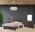 4-Piece King Bedroom Set with Dresser Mirror and Nightstand D466
