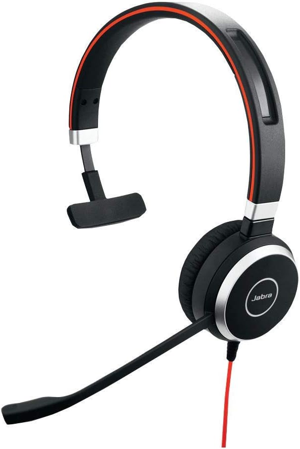 Jabra Evolve 40 MS Wired Headset Mono Pack of 2 I4130