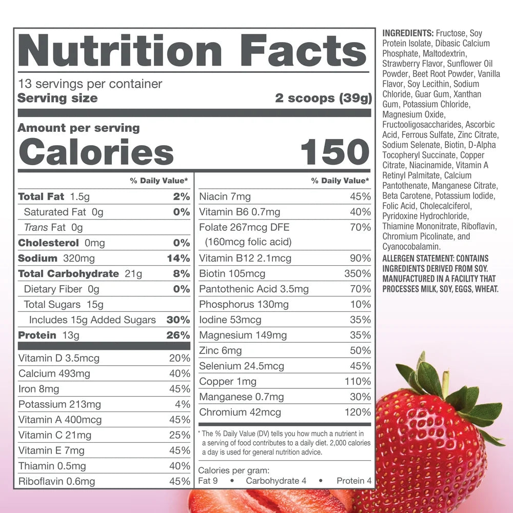 Strawberry Meal Replacement 17.88 oz J468560