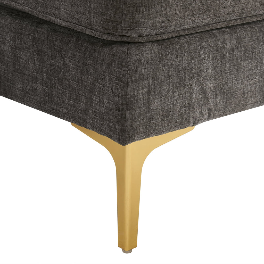 Dark Gray 83 inch L-Shape Sectional Sofa N6709