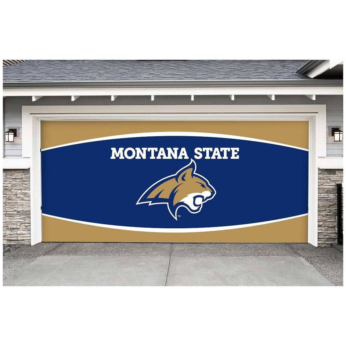 Double Garage Door Decor I472