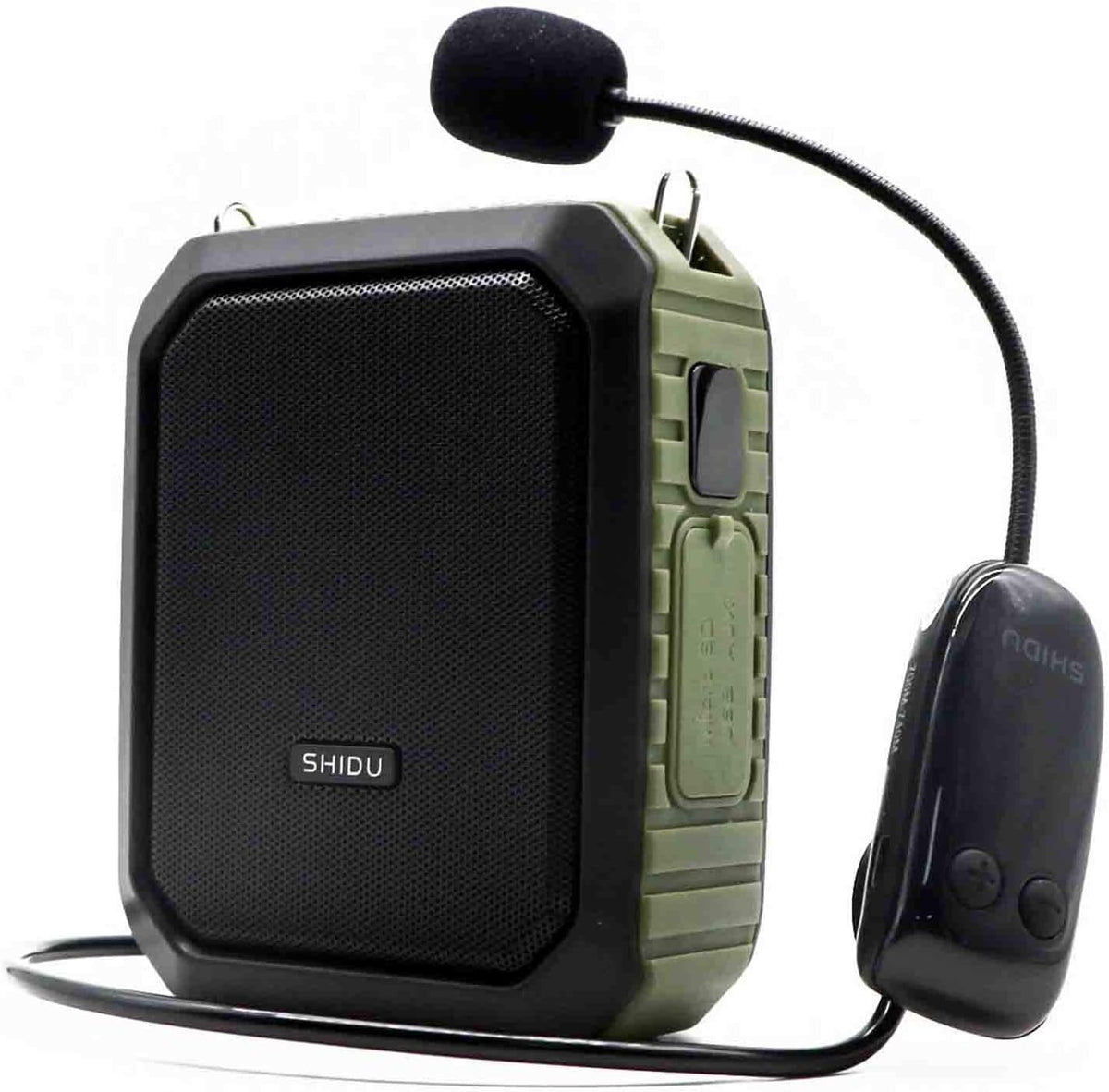 Portable Voice Amplifier with Microphone Headset Wireless 18W Waterproof G446238