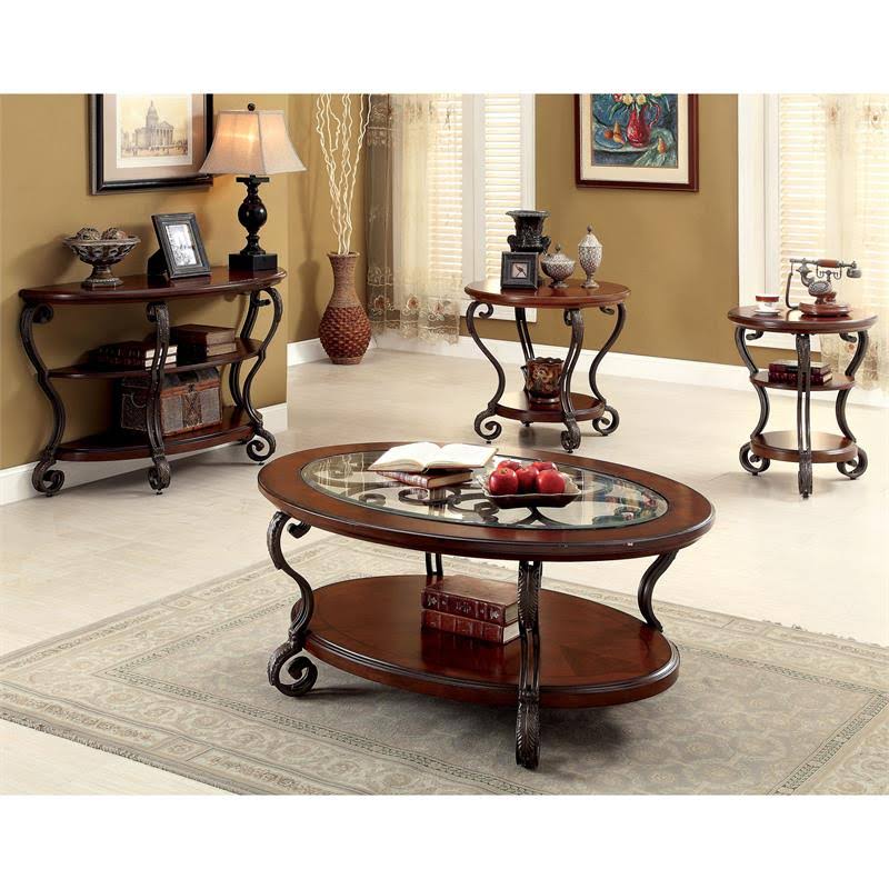Brown Cherry Console Table Q8102