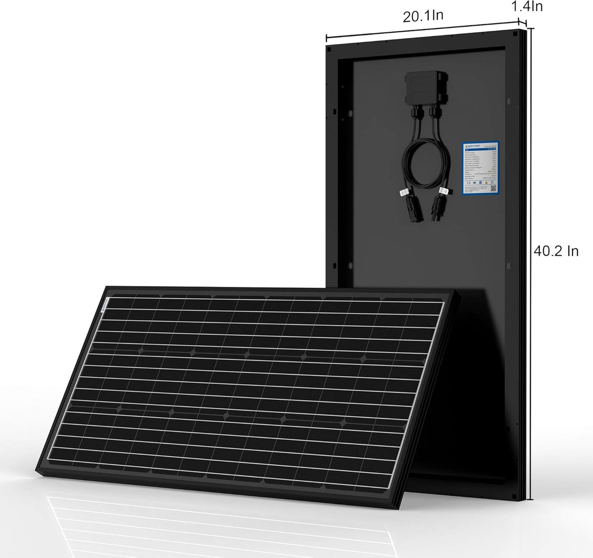 200 Watt Monocrystalline Solar Panel Kit with 20A PWM LCD Charge Controller C9514
