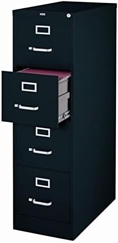 22 Deep 4 Drawer Letter File Cabinet in Putty W2059