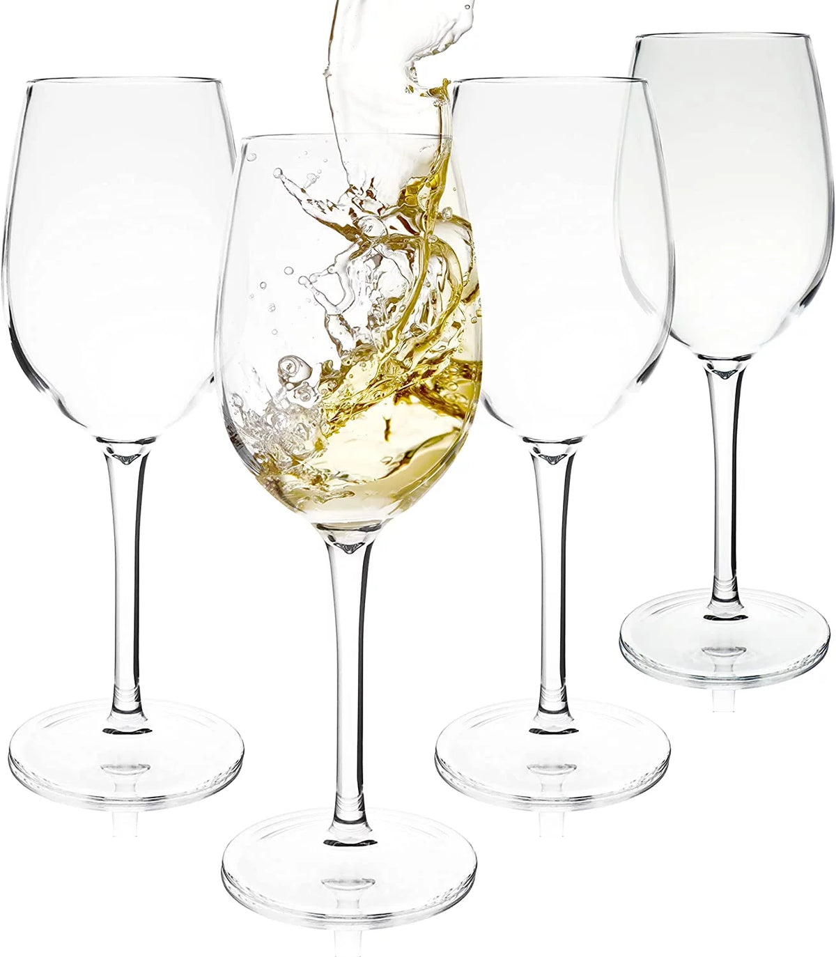 Unbreakable White Wine Glasses, 4 Pack J3840