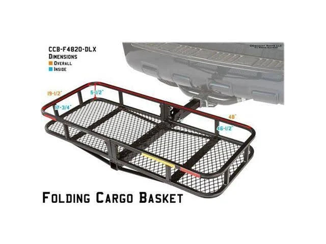 48x22 Steel Folding Hitch Cargo Carrier O712185