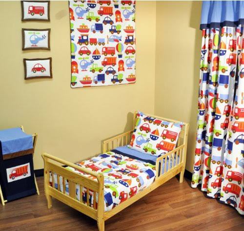 Multicolor 4 PC Toddler Bedding Set X9522