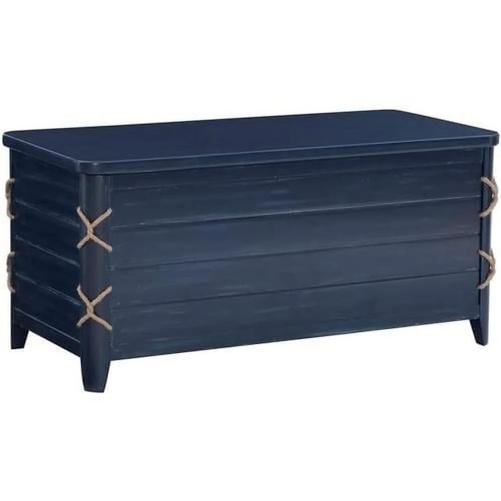 Blue Wood Storage Chest C1278