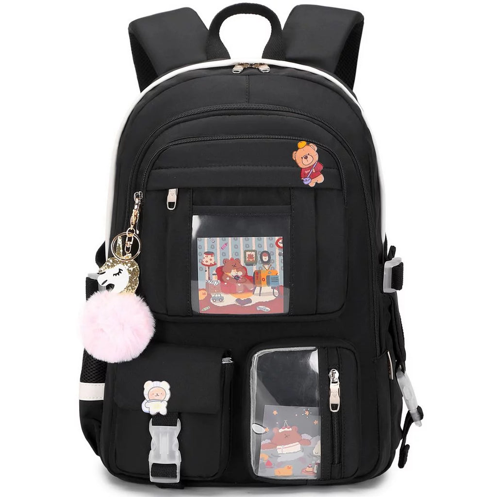 Black Backpack S5418
