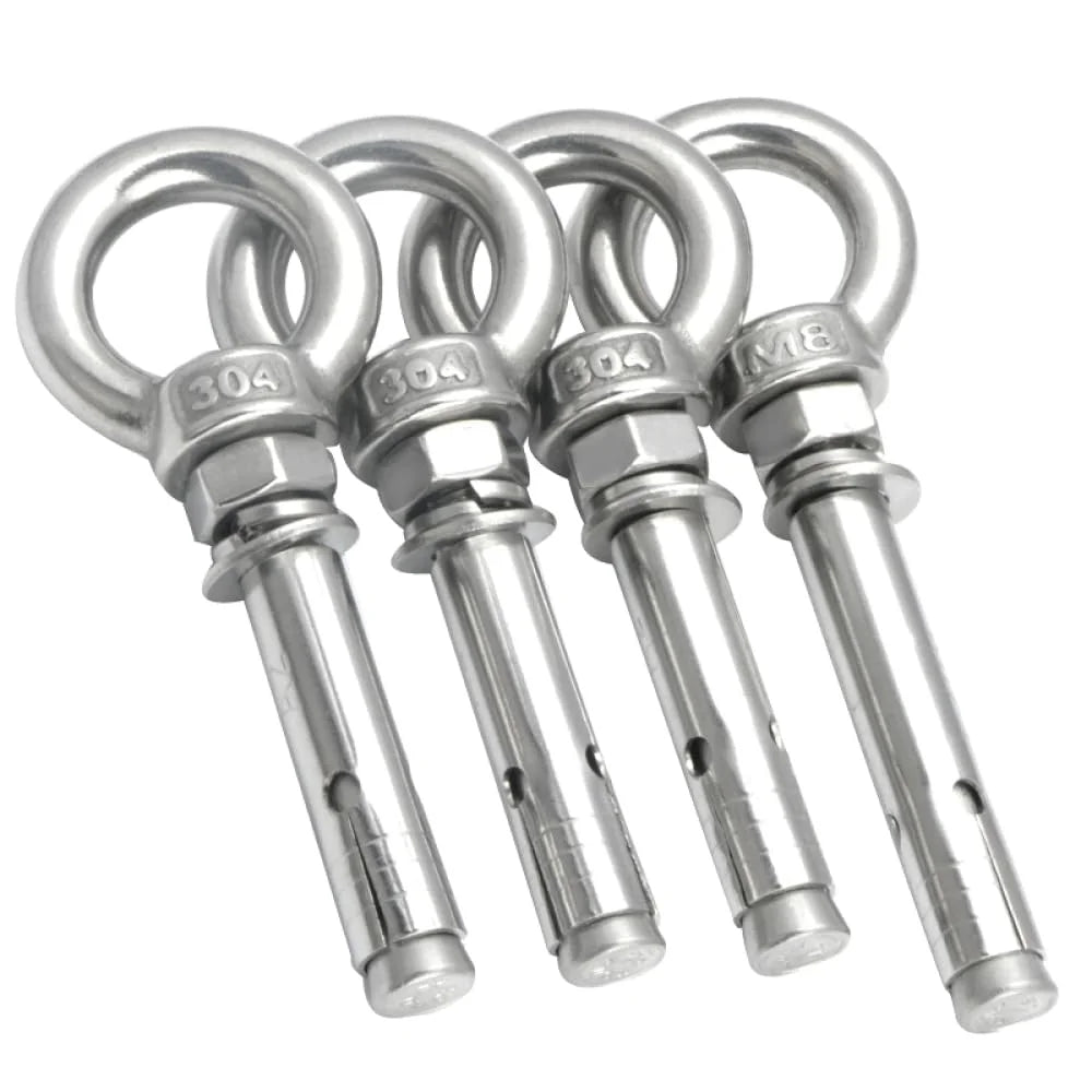 304 Stainless Steel Lifting Eye Bolt M14X150mm R315