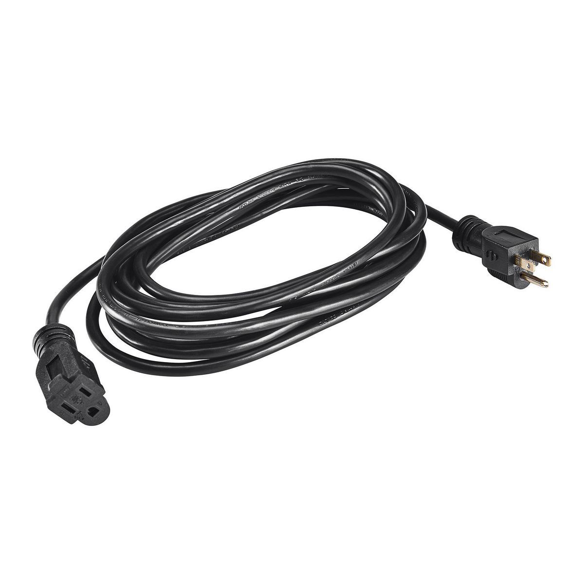 Black 15 ft. Indoor/Outdoor Extension Cord N3299
