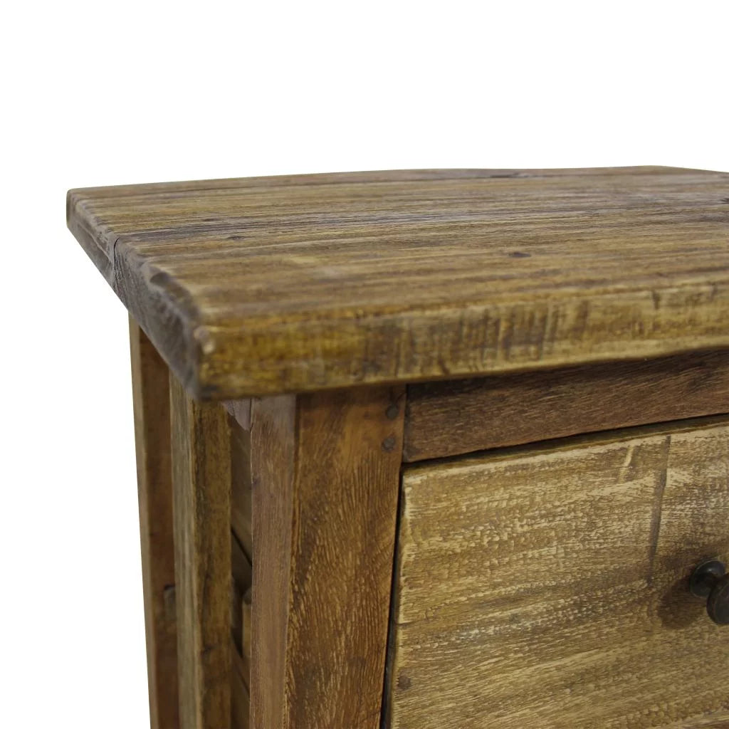 Solid Reclaimed Wood Nightstand X1613