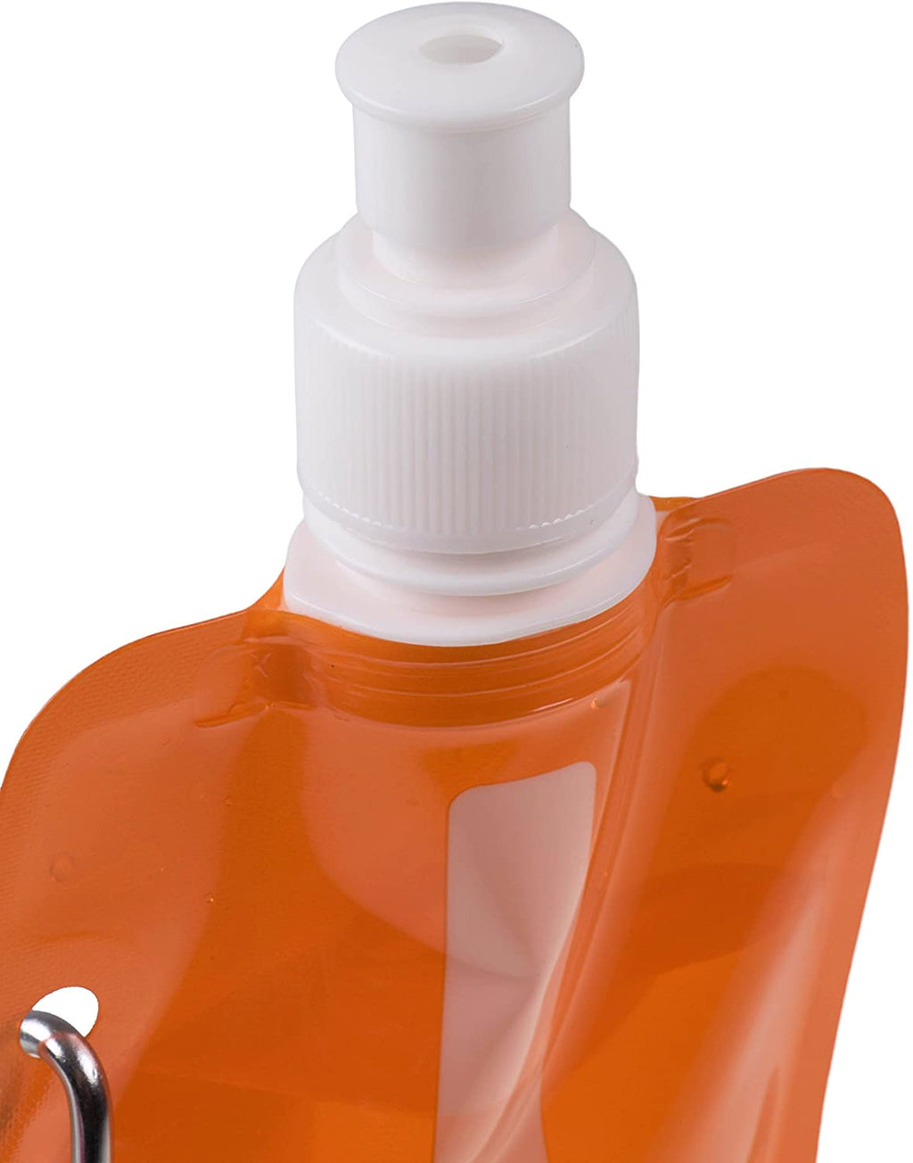 Collapsible Sports Water Bottle 3 Pack, 480 mL, Blue, Orange, and Green T535150
