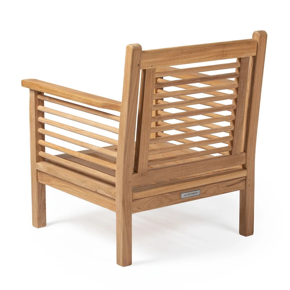 Grade A Teak Weather Resistant Solid Wood Lounge Chair B9900
