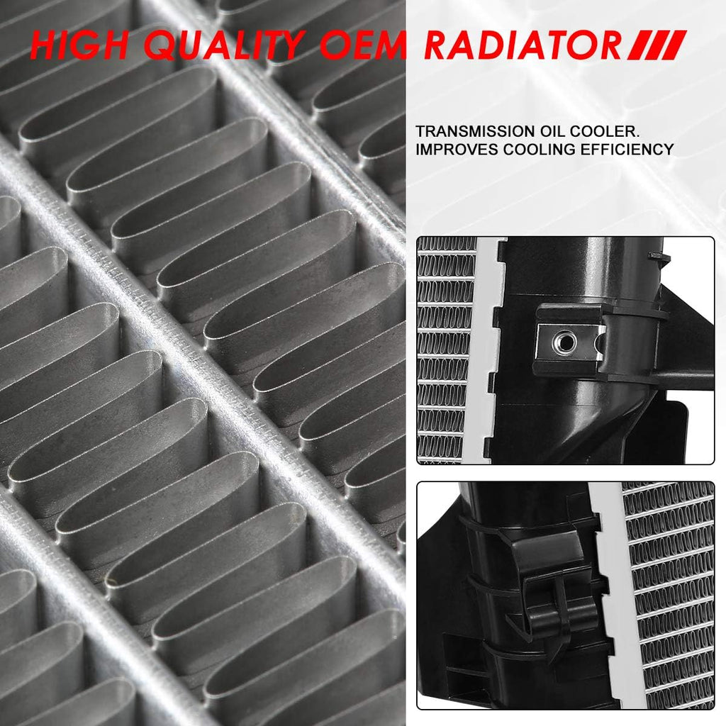 1-Row Aluminum Cooling Radiator C563