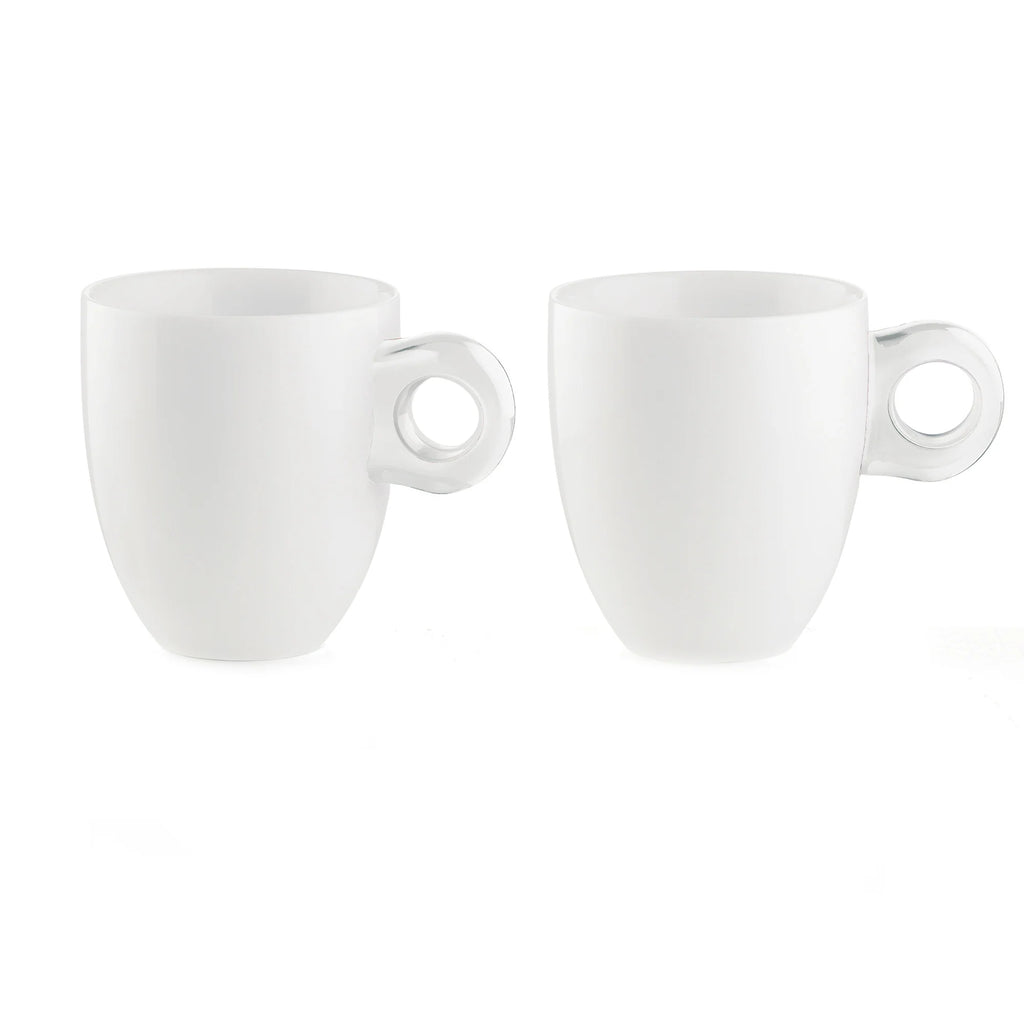 Set of 2 Clear Mugs V79928