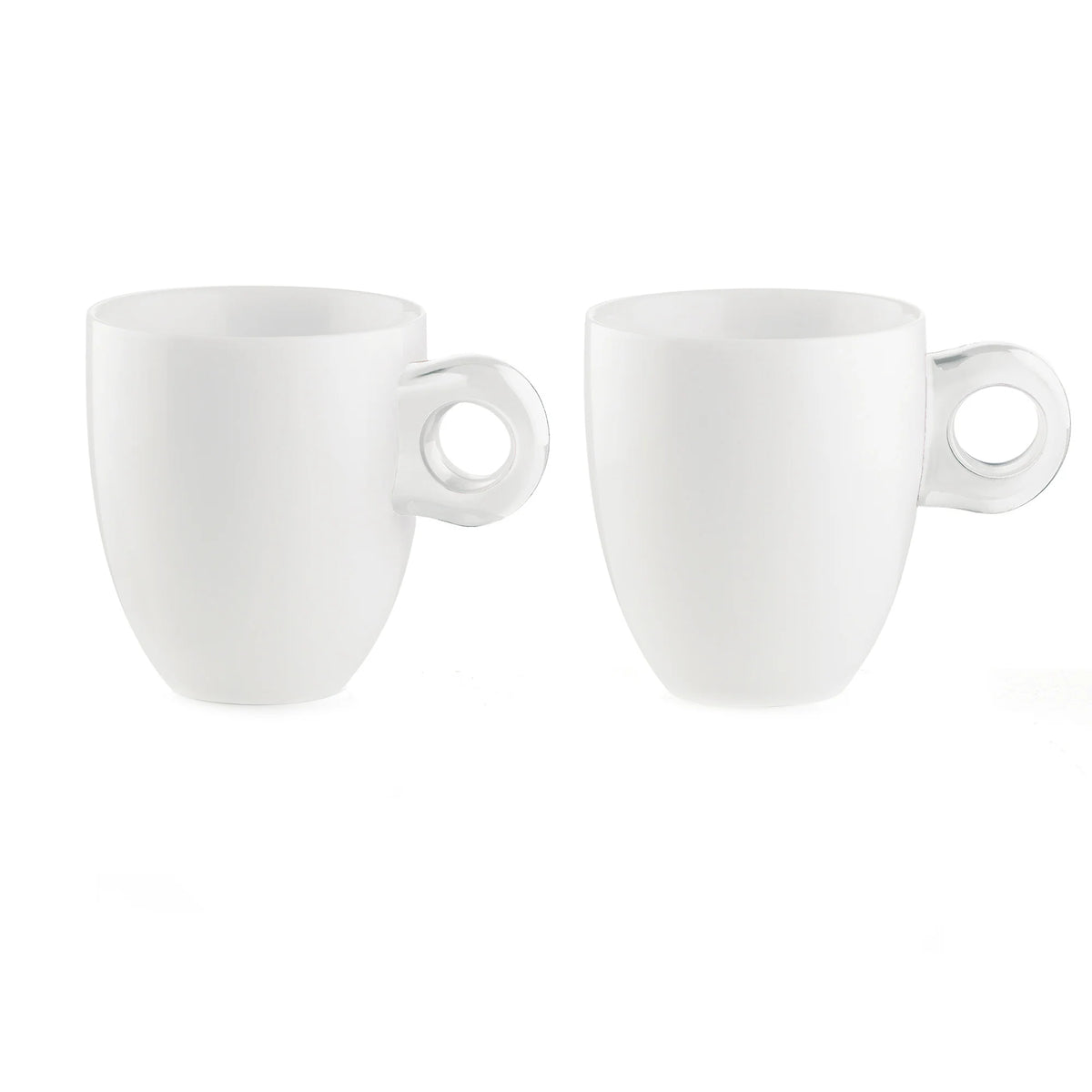 Set of 2 Clear Mugs V79928