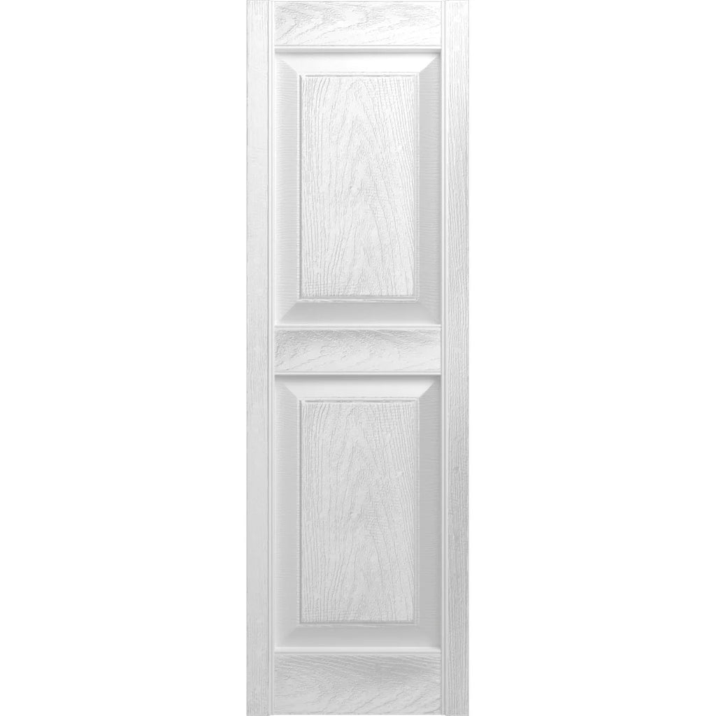 White Raised Panel Shutters Per Pair N401931