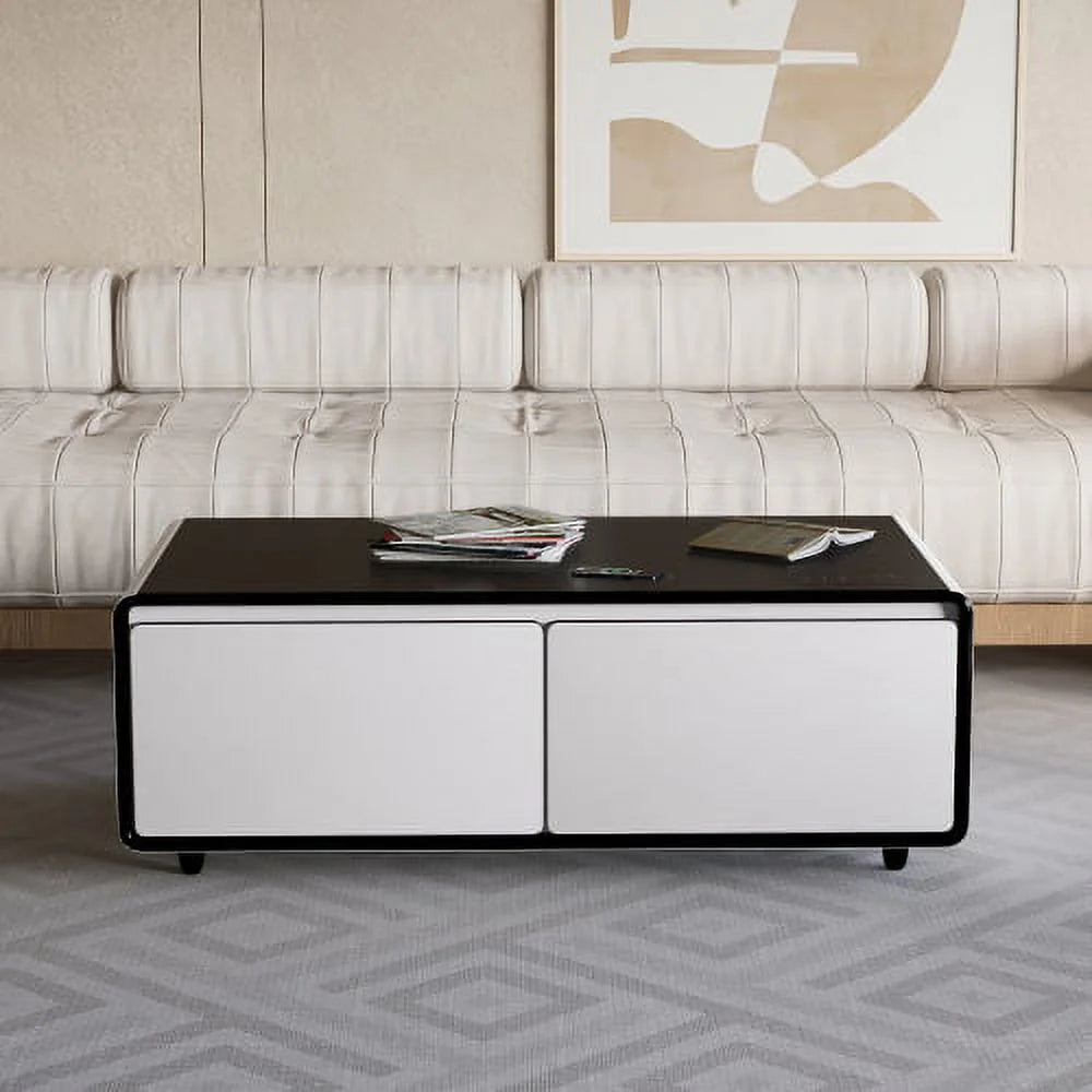 Smart Coffee Table with Built-in Fridge N6928