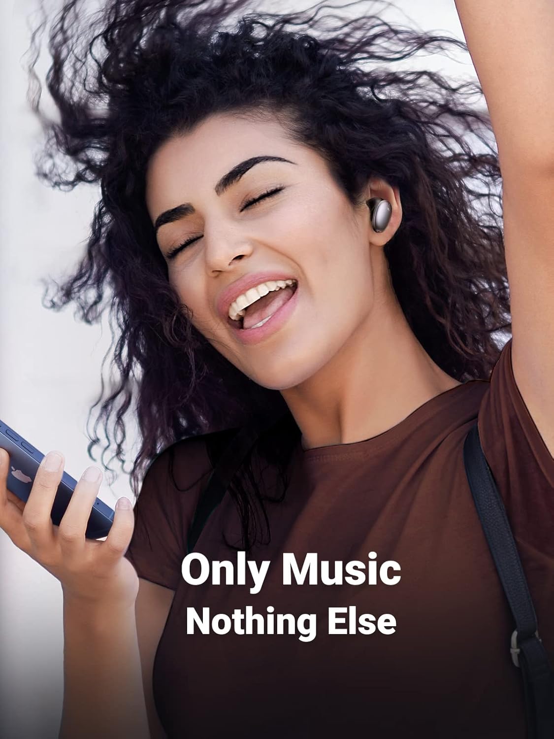 Hybrid Active Noise Cancelling Wireless Earbuds with 6 Mics ENC, 10mm Driver, Touch Control, 26H Playtime D640