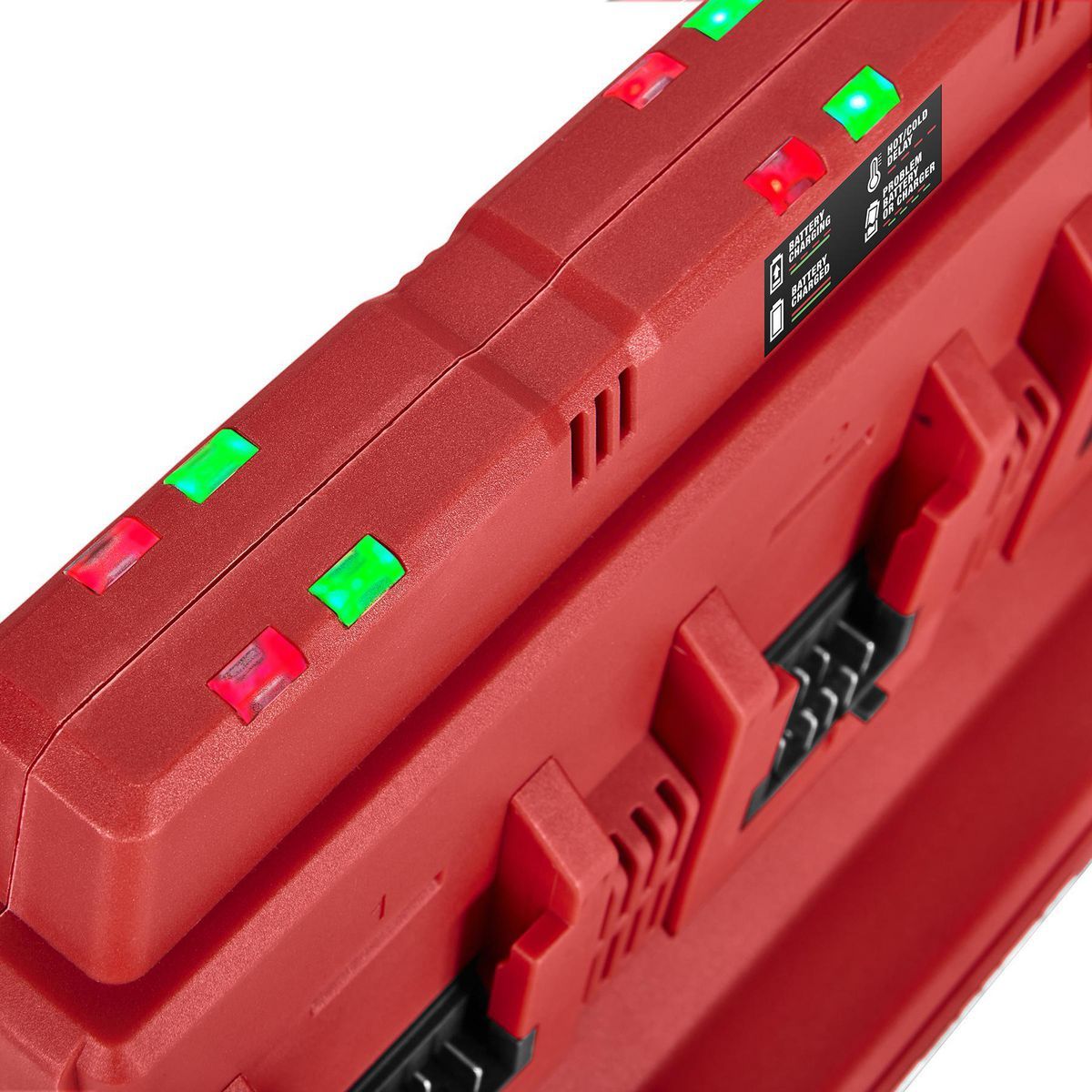 20V 6-Port Sequential Charger with Dual USB Ports F1920