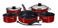10 Piece Induction Non-Stick Enamel Finish Cookware Set U226