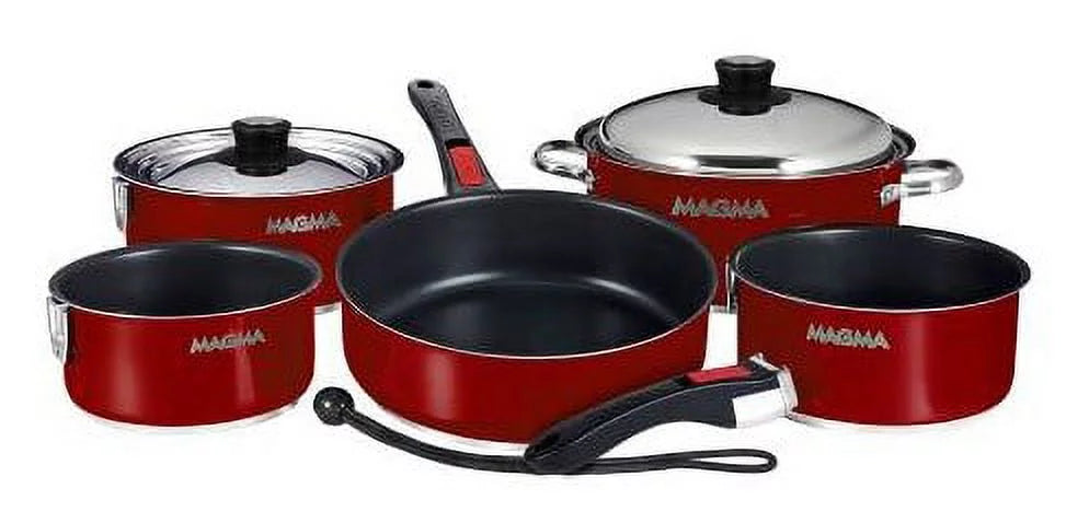 10 Piece Induction Non-Stick Enamel Finish Cookware Set U226