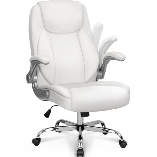 Ergonomic High Back Office Chair with Flip-up Arms J668551