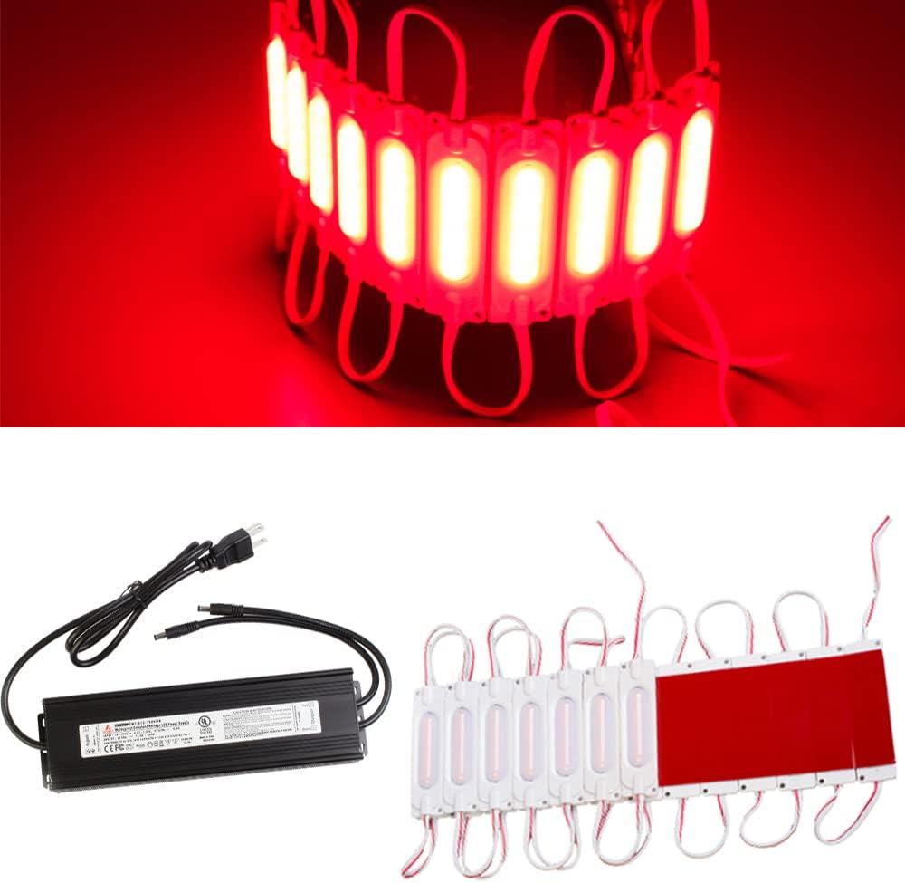 30ft White COB LED Light with UL Power Supply U5616