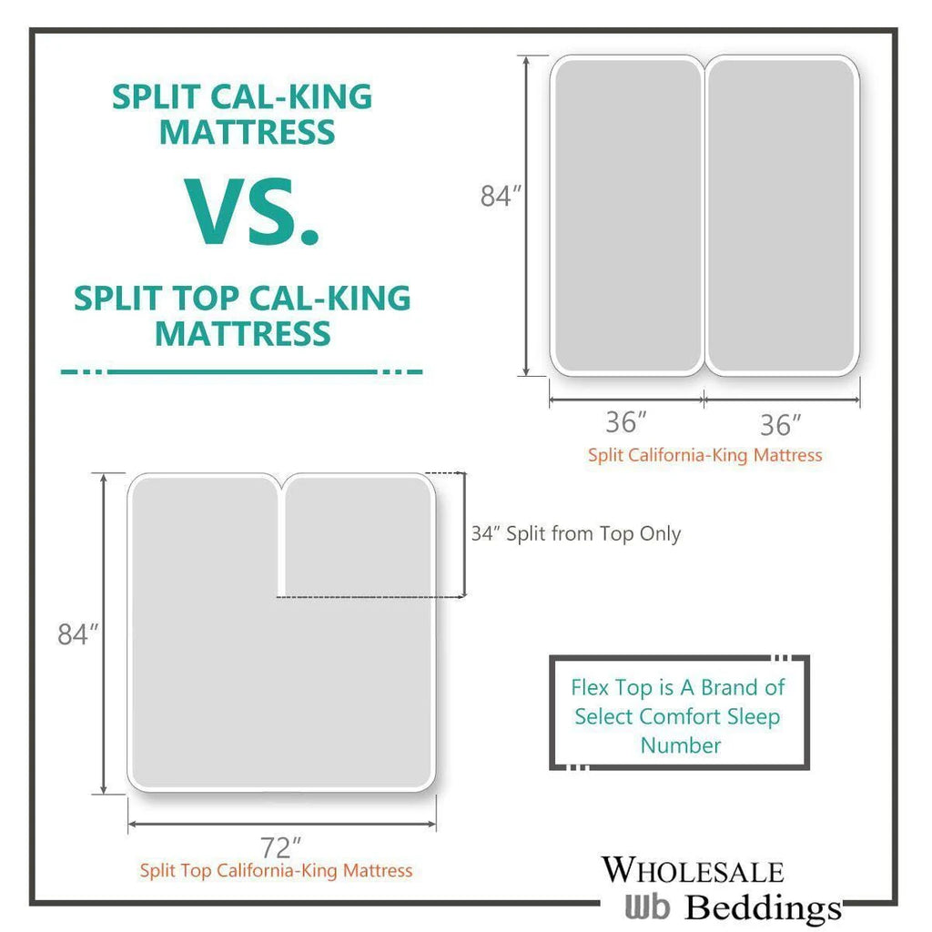 Navy Microfiber Split California King Sheets Q310070
