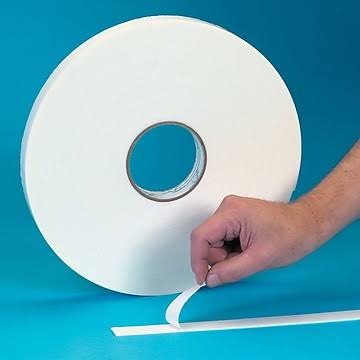 Double Sided Foam Tape 1/16x22 3/4x22 x 36 yds White 2/Case Y5766