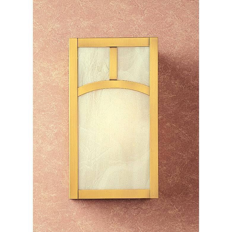 Satin Black 12 Mission Sconce with T-Bar Overlay B252809