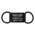 Black Personalized Pet ID Tag Z1707