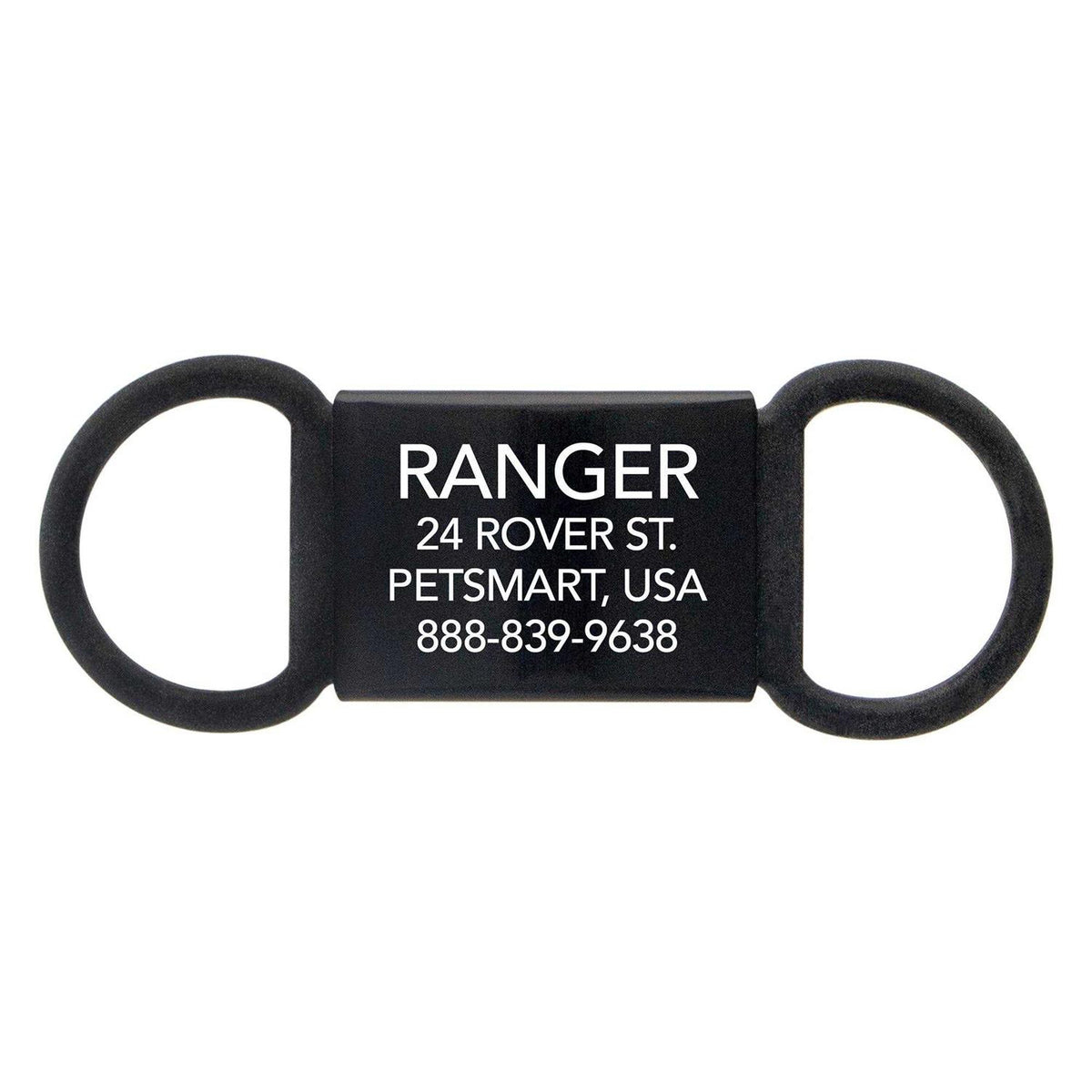 Black Personalized Pet ID Tag Z1707