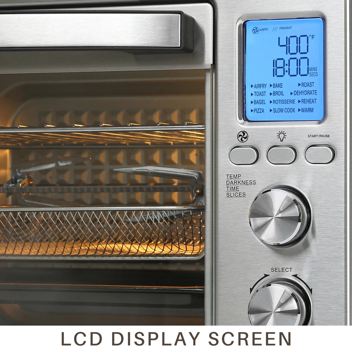 Air Fryer Toaster Oven 12-in-1 34 QT 1750W Stainless Steel B69769